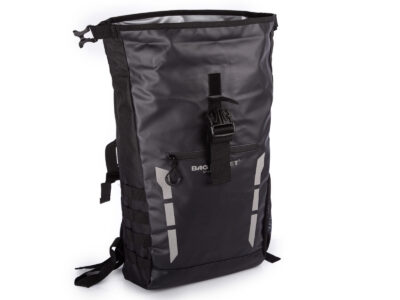 Duży, wodoodporny plecak trekkingowy / sportowy ze zwijanym kołnierzem - obrazek 2