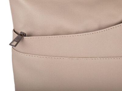 Elegancka, miejska torebka damska na ramię w kolorze beżowym Jennifer Jones - obrazek 3