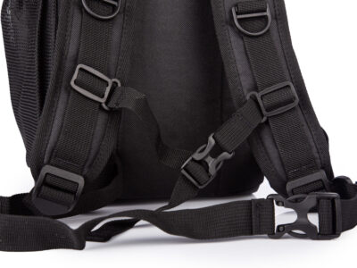 Mały, wodoodporny plecak trekkingowy / sportowy ze zwijanym kołnierzem - obrazek 6