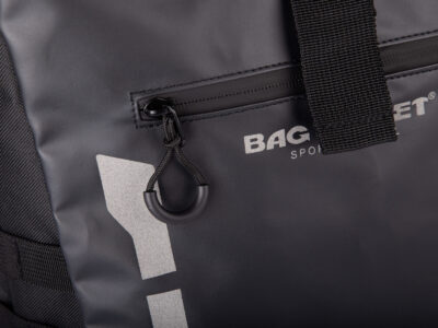 Duży, wodoodporny plecak trekkingowy / sportowy ze zwijanym kołnierzem - obrazek 11