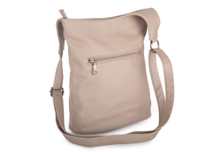 Elegancka, miejska torebka damska na ramię w kolorze beżowym Jennifer Jones - obrazek 5