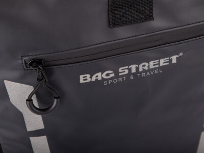 Duży, wodoodporny plecak trekkingowy / sportowy ze zwijanym kołnierzem - obrazek 8