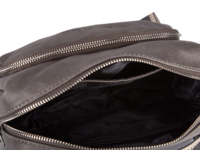 Szara nieduża torebka damska miejska na ramię Jennifer Jones - obrazek 4