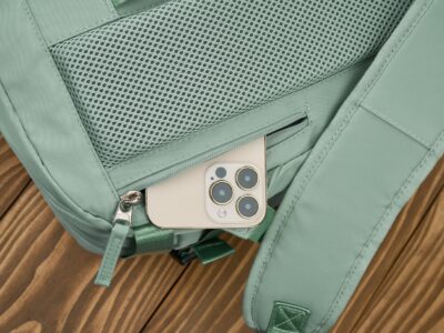 Jasnozielony plecak podróżny bagaż podręczny do samolotu 40x30x20 cm Paolo Peruzzi - obrazek 14