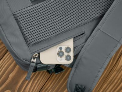 Szary plecak podróżny do samolotu 40x30x20 cm poszerzany Paolo Peruzzi - obrazek 15