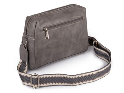 Szara nieduża torebka damska miejska na ramię Jennifer Jones - obrazek 3