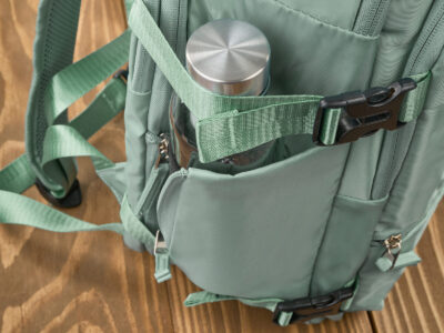 Jasnozielony plecak podróżny bagaż podręczny do samolotu 40x30x20 cm Paolo Peruzzi - obrazek 9