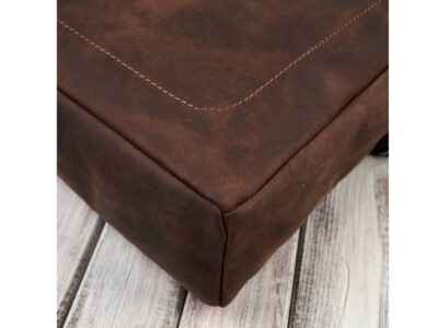 Duża torba męska skórzana w kolorze brązowym (głęboki, kasztanowy odcień) Paolo Peruzzi - obrazek 4