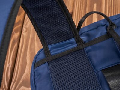 Ciemnoniebieski plecak podróżny poszerzany 40x30x20 cm Paolo Peruzzi - obrazek 10