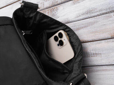 Czarna, listonoszka męska na ramię uszyta ze skóry naturalnej Paolo Peruzzi - obrazek 6