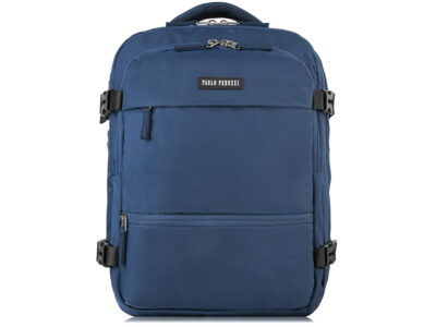 Ciemnoniebieski plecak podróżny poszerzany 40x30x20 cm Paolo Peruzzi