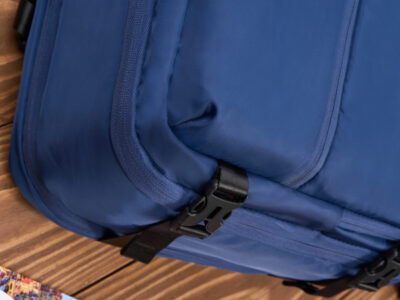 Ciemnoniebieski plecak podróżny poszerzany 40x30x20 cm Paolo Peruzzi - obrazek 13