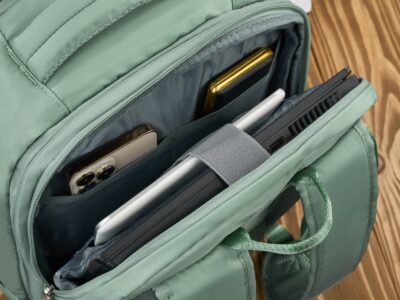 Jasnozielony plecak podróżny bagaż podręczny do samolotu 40x30x20 cm Paolo Peruzzi - obrazek 3