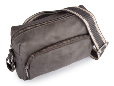 Szara nieduża torebka damska miejska na ramię Jennifer Jones - obrazek 2