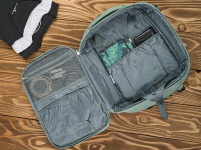 Jasnozielony plecak podróżny bagaż podręczny do samolotu 40x30x20 cm Paolo Peruzzi - obrazek 5