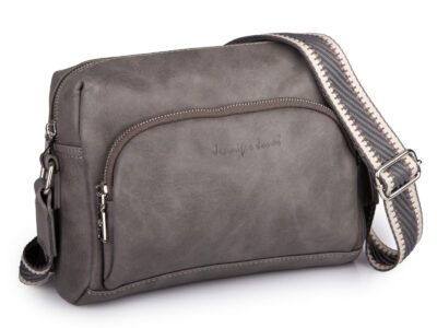 Szara nieduża torebka damska miejska na ramię Jennifer Jones