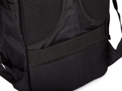 Średniej wielkości, czarny plecak podróżny otwierany jak walizka 40x25x20 cm - obrazek 7