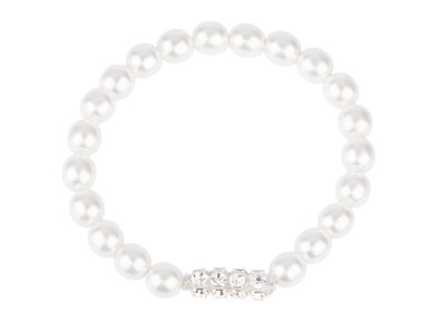 Delikatna i kobieca bransoletka z białych pereł Preciosa Ivory Duet