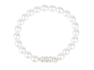 Delikatna i kobieca bransoletka z białych pereł Preciosa Ivory Duet