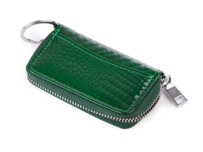 Zestaw prezentowy Etui na klucze zielone + Portfel damski zielony - obrazek 9