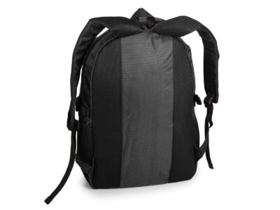 Duży 2-komorowy plecak szkolny / sportowy / do pracy w kolorze czarnym - obrazek 5