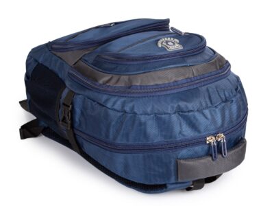 Duży 2-komorowy plecak szkolny / sportowy / do pracy w kolorze granatowym - obrazek 5