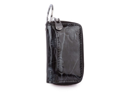 Zestaw prezentowy Etui na klucze czarne motylki + Portfel damski czarny motylki - obrazek 9