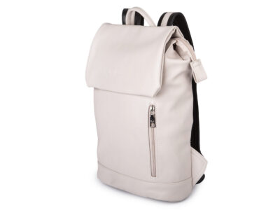 Elegancki beżowy plecak damski miejski / do pracy A4 na laptopa 15.6" - obrazek 7