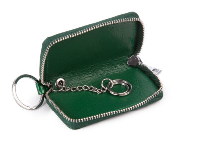 Zestaw prezentowy Etui na klucze zielone + Portfel damski zielony - obrazek 7