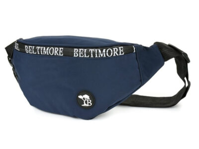 Saszetka biodrowa nerka wodoodporna granatowa Beltimore - obrazek 6