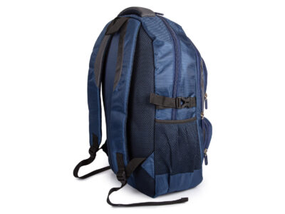 Duży 2-komorowy plecak szkolny / sportowy / do pracy w kolorze granatowym - obrazek 2