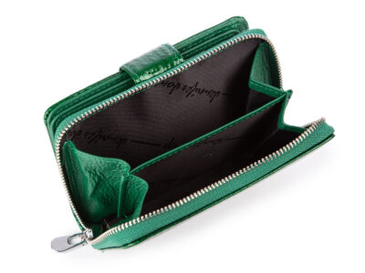 Zestaw prezentowy Etui na klucze zielone + Portfel damski zielony - obrazek 5