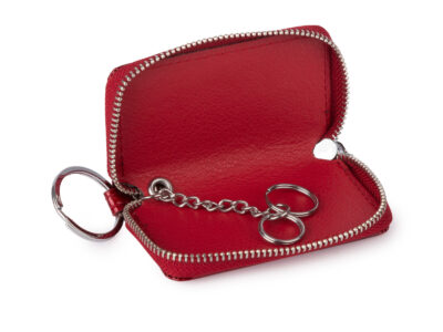 Zestaw prezentowy Etui na kluczeczerwone motylki + Portfel damski czerwone motylki - obrazek 13