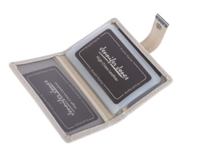 Zestaw prezentowy Wizytownik perłowy + Portfel damski perłowy - obrazek 10