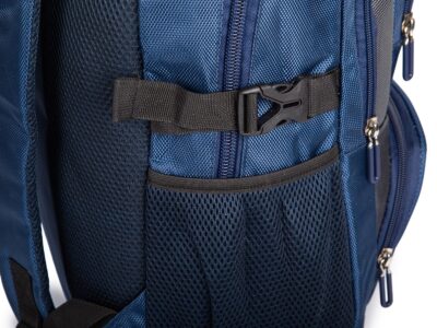 Duży 2-komorowy plecak szkolny / sportowy / do pracy w kolorze granatowym - obrazek 8