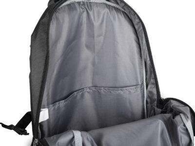 Duży 2-komorowy plecak szkolny / sportowy / do pracy w kolorze czarnym - obrazek 12