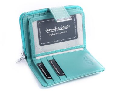 Zestaw prezentowy Wizytownik turkusowy + Portfel damski turkusowy - obrazek 4