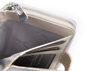 Zestaw prezentowy Wizytownik perłowy + Portfel damski perłowy - obrazek 6