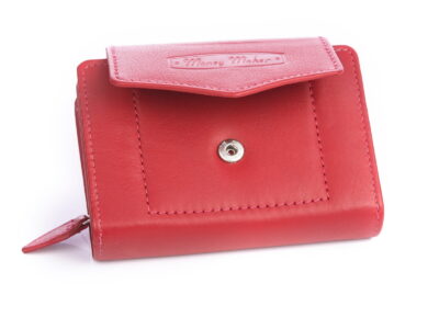 Zestaw prezentowy Etui na klucze czerwone + Portfel damski czerwony - obrazek 3
