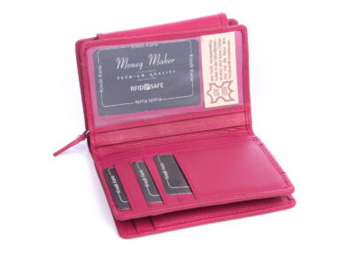 Zestaw prezentowy Etui na klucze różowe + Portfel damski różowe - obrazek 5