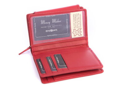 Zestaw prezentowy Etui na klucze czerwone + Portfel damski czerwony - obrazek 5