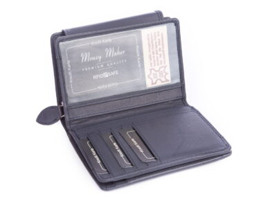 Zestaw prezentowy Etui na klucze szare+ Portfel damski szary - obrazek 4