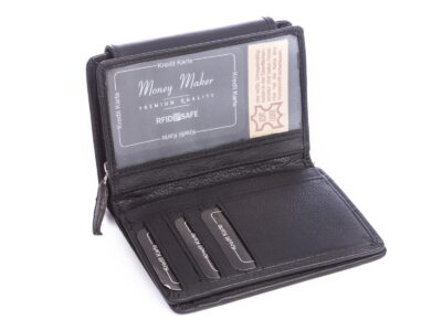 Zestaw prezentowy Etui na klucze czarne+ Portfel damski czarny - obrazek 5