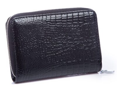 Zestaw prezentowy Etui na klucze czarne+ Portfel damski czarny - obrazek 2