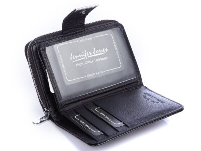 Zestaw prezentowy Etui na klucze czarne+ Portfel damski czarny - obrazek 4