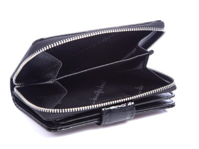 Zestaw prezentowy Etui na klucze czarne+ Portfel damski czarny - obrazek 7