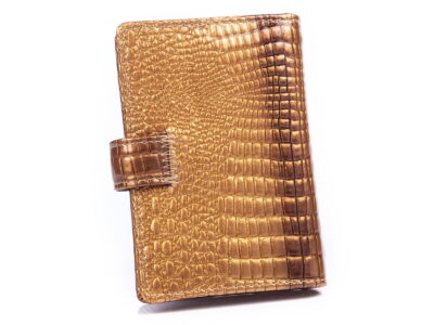 Zestaw prezentowy Wizytownik złoty + Portfel damski złoty - obrazek 7