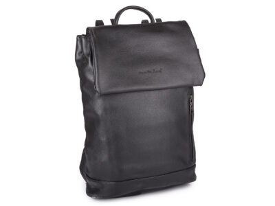 Elegancki czarny plecak damski miejski / do pracy A4 na laptopa 15.6"