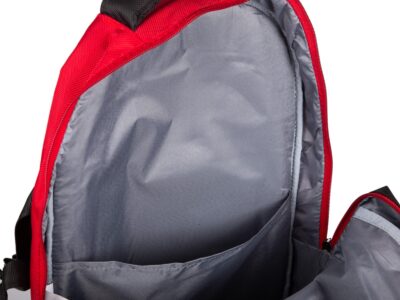 Duży 2-komorowy plecak szkolny / sportowy / do pracy w kolorze czerwonym - obrazek 10