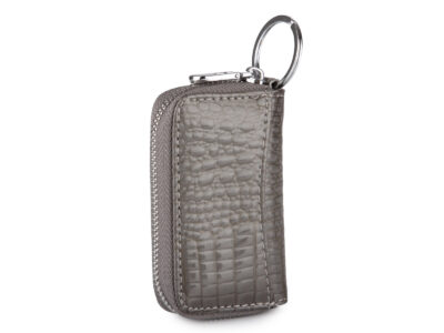Zestaw prezentowy Etui na klucze szare + Portfel damski szary - obrazek 8